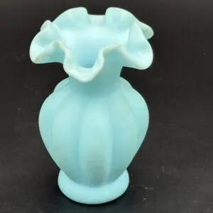 Elegant vase on dark background